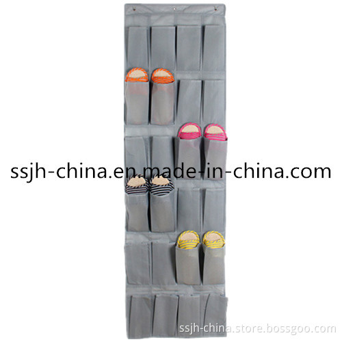 24 Pockets Overdoor Hanging Shoes Organizer (TN-BGH2461)